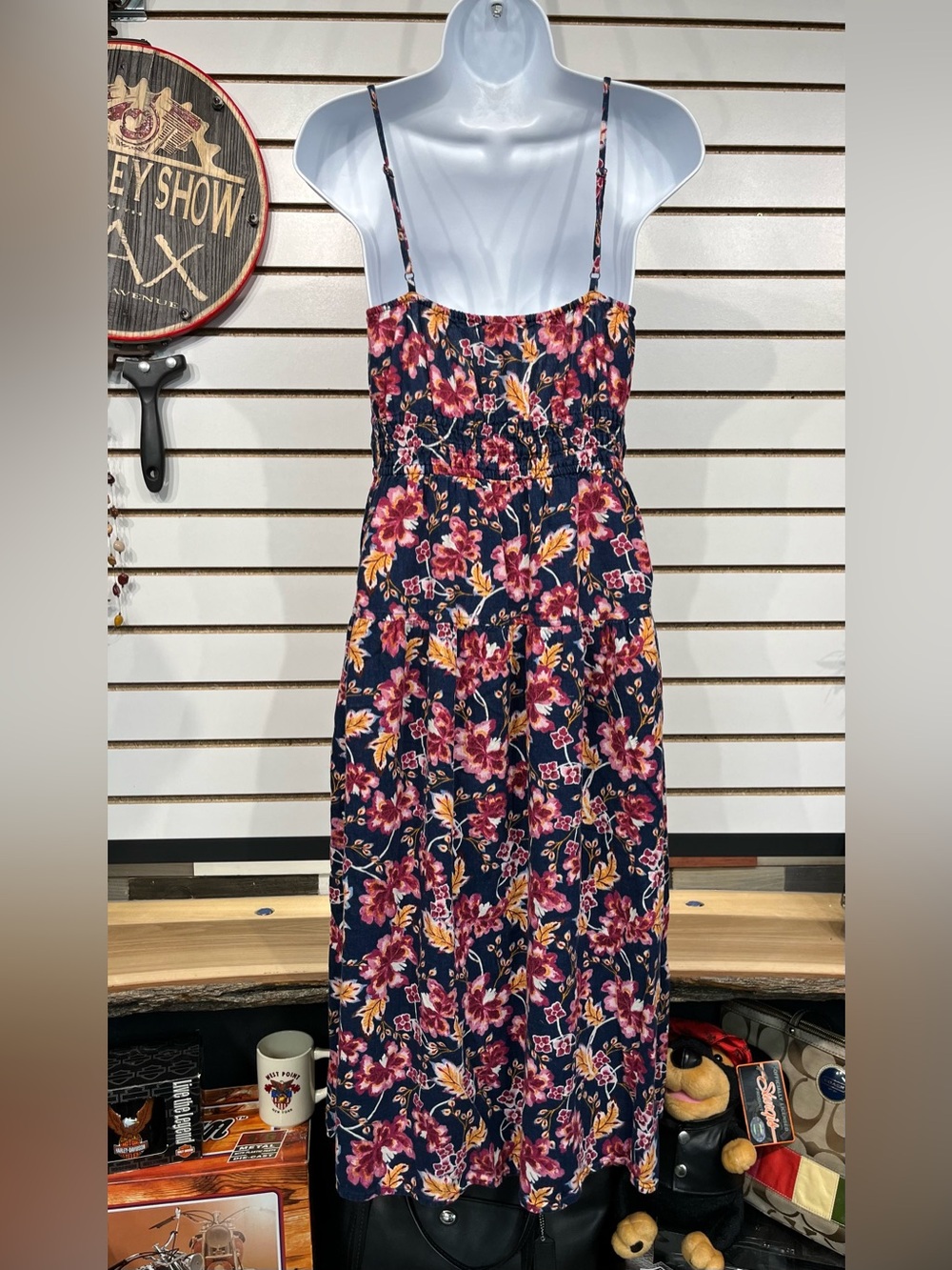 Old Navy waist-defined linen blend dress size small - Picture 7 of 9